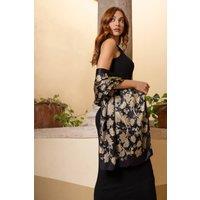 Elizabetta Boutique Women's Esmeralda - Silk Scarf Shawl in Black