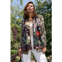 Elizabetta Boutique Women's Sara - Long Silk Scarf in Chocolate