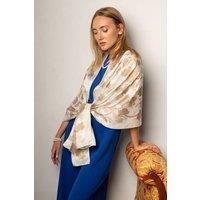 Elizabetta Boutique Women's Esmeralda - Silk Scarf Shawl in Soft White