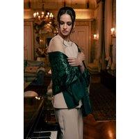 Elizabetta Boutique Women's Isabella - Silk Scarf Shawl in Green