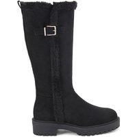 Carvela Women's 'Cosy Long Boot' Fabric Boots in Black | Size: 5
