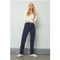 Long Tall Sally Women's Tall Premium Slim Leg Jeans in Dark Blue | Size: 12L