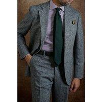 Elizabetta Boutique Men's Foresta - Green Silk Grenadine Tie | Size: Extra Long