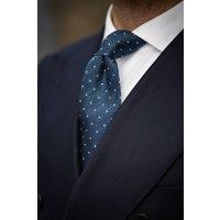 Elizabetta Boutique Men's Mattei - Silk Grenadine Tie in Blue | Size: Extra Long