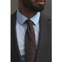 Elizabetta Boutique Men's Mattei - Silk Grenadine Tie in Brown | Size: Standard