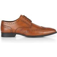 CATESBY ENGLAND Men's BUCKINGHAM Leather Brogue Derby Shoes in Tan | Size: 11