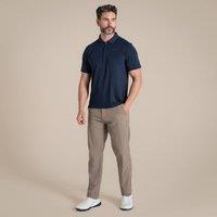 Craghoppers Men's NosiLife Bramshaw Insect-Repellent Short Sleeved Golf Polo Shirt in Navy | Size: Medium