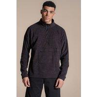 Craghoppers Men's Esk II Half Zip Fleece in Black | Size: Large
