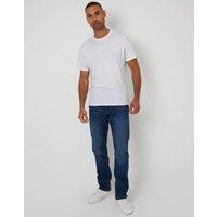 threadbare Men's Straight Leg Jeans in Blue | Size: 38R