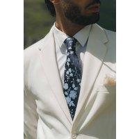 Elizabetta Boutique Men's Silvio - Silk Jacquard Tie in Navy | Size: Standard