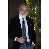 Elizabetta Boutique Men's Flaminia - Silk Jacquard Tie in Navy | Size: Standard