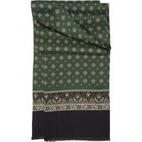 Elizabetta Boutique Men's Ancona - Silk Scarf in Green