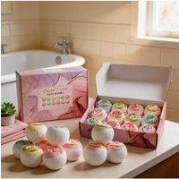 Living and Home 12-Piece Bath Bomb Set with Different Scents
