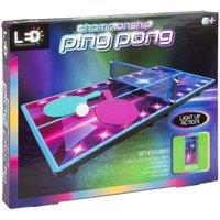 HOME LUXE INTERIOR LED Championship Tabletop Ping Pong Game Light Up Set