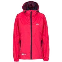 Trespass Women's Qikpac Packaway Waterproof Jacket in Raspberry | Size: Medium