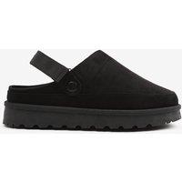Where's That From Women's 'Aurelia' Clogs Slip On Adjustable Strap in Black | Size: 4