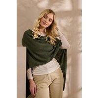 Cove Women's Lucy 4-way Cashmere Poncho in Olive