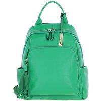 Ashwood Leather Women's 'Lusso Legato' Real Leather Backpack in Green