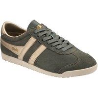 Gola Classics Women's 'Bullet Pearl' Lace-Up Trainers in Dark Green | Size: 8