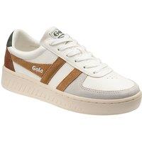 Gola Classics Women's 'Grandslam Trident' Lace-Up Trainers in White | Size: 5