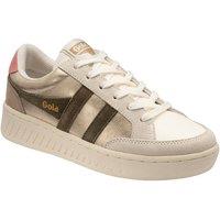 Gola Classics Women's 'Superslam Blaze' Lace-Up Trainers in Gold | Size: 5