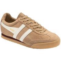 Gola Classics Women's 'Apollo' Suede Lace-Up Trainers in Light Tan | Size: 5