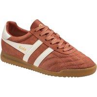 Gola Classics Women's 'Stadium Suede' Lace-Up Trainers in Orange | Size: 5