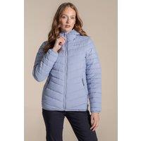 Craghoppers Women's Compresslite IX Hooded Water Repellent Insulating Jacket in Pale Blue | Size: 20