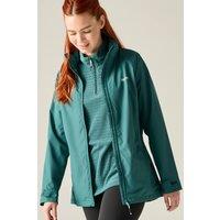 Regatta Women's Daysha II Waterproof Hooded Shell Jacket in Teal | Size: 20