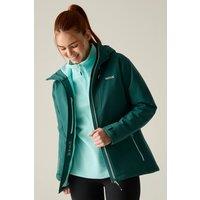 Regatta Women's Highton Stretch Padded Waterproof Insulated Jacket in Teal | Size: 10