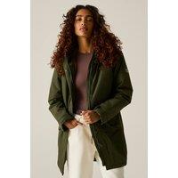 Regatta Women's Waterproof Hooded Sophia Insulated Jacket in Khaki | Size: 18