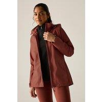 Regatta Women's Daysha II Waterproof Hooded Shell Jacket in Burnt Orange | Size: 8