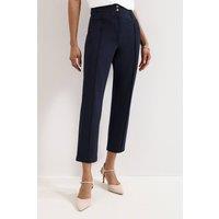 Phase Eight Women's Keri Tailored Cropped Trousers in Dark Navy | Size: 12