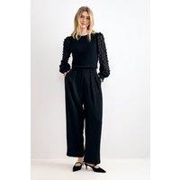 Phase Eight Women's Appliqu Balloon Jumper in Midnight | Size: 12