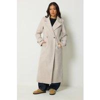 PixieGirl Women's Petite Maxi Coat in Natural | Size: 8