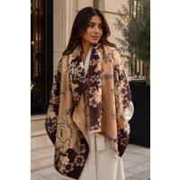 Lemon Daisy Accessories Women's Women's Soft Autumn Winter Scarf in Brown