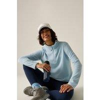 Regatta Women's Sweethart Lightweight Half Zip Fleece in Baby Blue | Size: 8