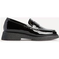 Linzi Women's Hilton Black Patent Penny Loafer | Size: 3-Standard Fit