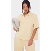 EGO Women's Short Sleeve Sweatshirt in Ecru | Size: 10