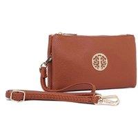 Raffaella Women's Clutch Purse in Brown