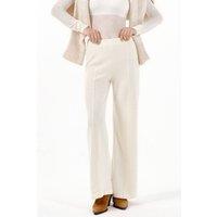 Busem Women's Cotton-Blend Pants in Cream | Size: Medium
