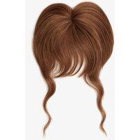 Lullabellz Women's Feathered Fringe Clip In Bangs in Mixed Auburn