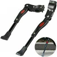 EONLION ADJUSTABLE MOUNTAIN BIKE BICYCLE CYCLE PROP SIDE REAR KICK STAND in Black | Size: 0-12 m