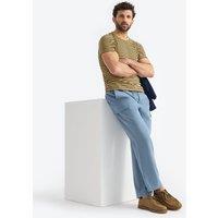 Lands' End Men's Pull-on Cargo Trousers in Pale Blue | Size: 36-38