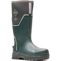 Muck Boots Men's Grit S5 Safety Wellington in Green | Size: 8