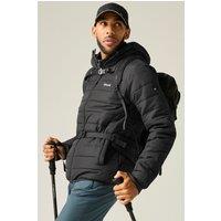 Regatta Men's Helfa Insulated Padded Jacket in Black | Size: 3XL