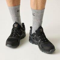 Regatta Men's Vendeavour Low Waterproof Walking Trainers in Black | Size: 8