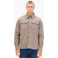 Luke 1977 Men's Ettrick Overshirt in Brown | Size: Large