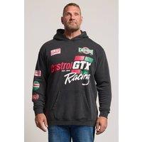 BadRhino Men's Castrol Graphic Hoodie in Black | Size: 5-6XL