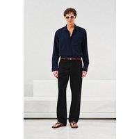 Giesto Men's Mid Waist Straight Leg Jeans in Black | Size: Medium